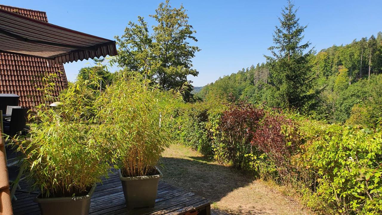 Ferienhaus Am Wald Ronshausen Buitenkant foto